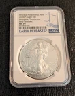 2020 (P) ~ SILVER EAGLE DOLLAR ~ NGC MS70 ~ EARLY RELEASES ~ EMERGENCY ISSUE