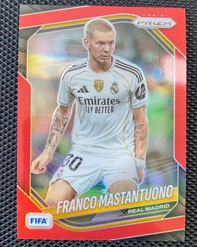 Franco Mastantuono 2025-26 Panini Prizm FIFA Red Base /149 #194