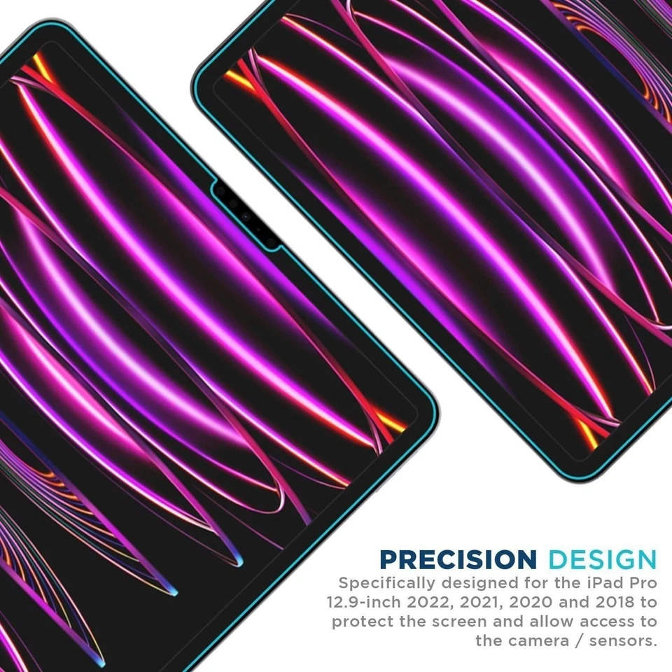 Tech Armor Matte Film Screen Protector for iPad Pro 12.9 2022, 2021 - 2 Pack - Image 4 of 4