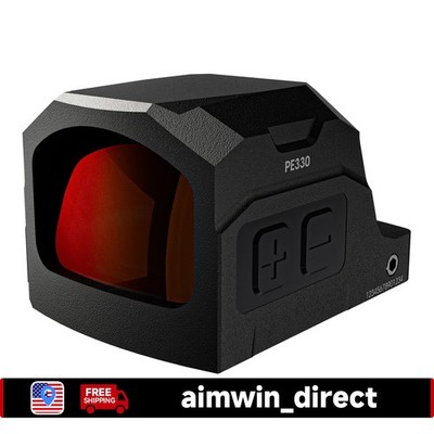 AIMWIN PE330 Enclosed Red Dot Sight with 3 MOA Dot 40 MOA Circle Aspheric Lens