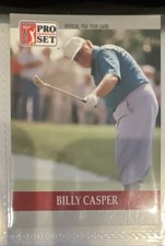 Pro Set 1990 PGA Tour Pro Set Billy Casper #81 Base Set Golf Trading Card