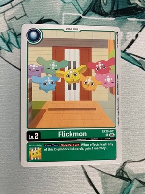 Flickmon EX10-001 C Digimon CCG | Sinister Order NM