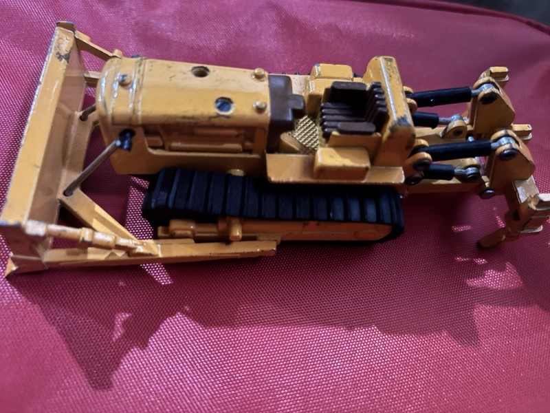 Shinsei Mini Power No. 13 Bulldozer Diecast Metal Construction Toy Made in Japan