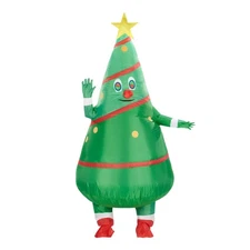 Inflatable Christmas Tree Adult Costume One Size