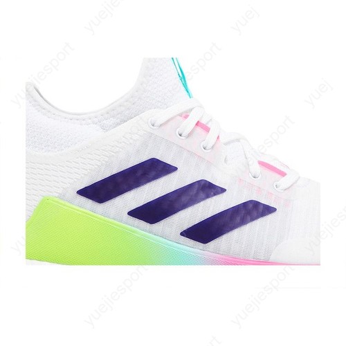 adidas Wmns Crazyflight Mid White Purple Pink HP3337 - Picture 2 of 8