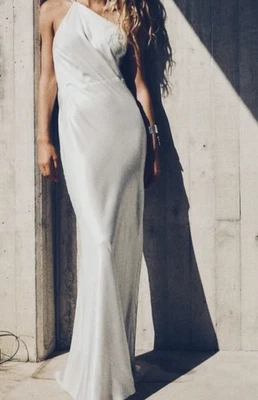 Zara Metallic Foil Maxi Dress - Image 1 of 4