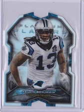 2015 Kelvin Benjamin Topps Platinum Platinum Players Die-Cut #PDC-KB (A4074)