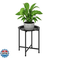 Bamworld Plant Stand Indoor Tall Plant Table for Large Plants Out