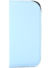 Nice Soft Eyeglasses Glasses Blue Pouch Case With Cleaning Cloth NEW