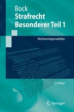Strafrecht Besonderer Teil 1 | Nichtvermögensdelikte | Dennis Bock | Deutsch