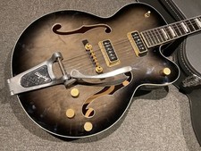 Gretsch 6120DE DuaneEddy Signature Bigsby Used Ebony FB Ebony Burst w/Hard Case
