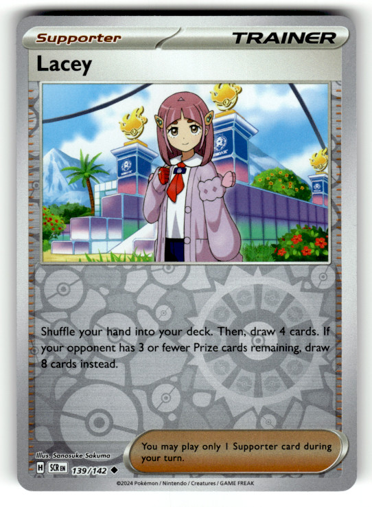 Lacey - 139/142 Reverse Holo Uncommon SV07: Stellar Crown LP
