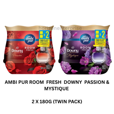Ambi Pur Gel Room Fresh Downy Passion & Mystique (180g x 2) FREE Shipping