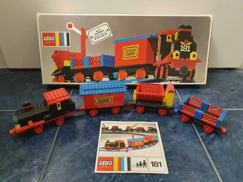 Lego System Classic Vintage Train Train Set 181 60s Old 60s Original Box Boxed Rare