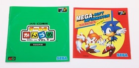 SEGA Games Can Volume 1 & 2 Set - Sega Mega CD JP Japan NTSC-J - Used