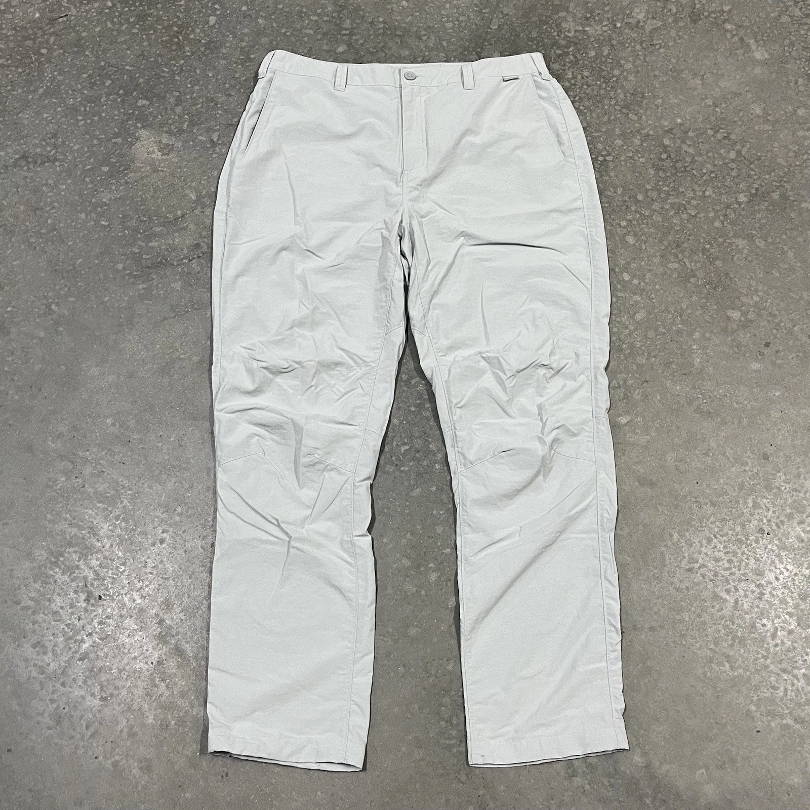 Simms Fishing Pants Mens 38 Gray Lightweight Hiking Outdoors Trail