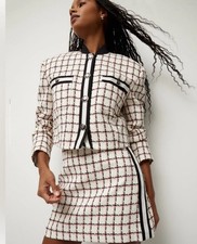 Veronica Beard Ellicot Tweed Cropped Jacket US 2 798