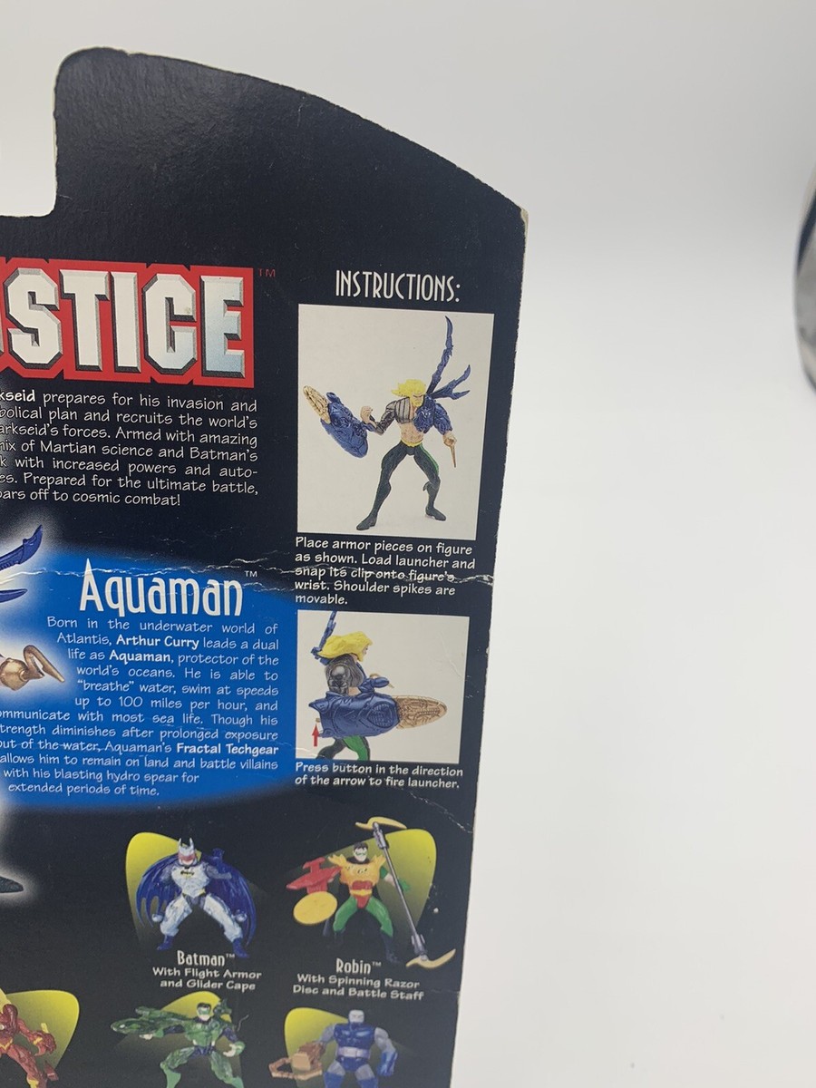 TOTAL JUSTICE AQUAMAN ACTION FIGURE DC Comics 1996