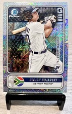 Ulrich Bojarski 2020 Bowman Card #STG-UB, Spanning The Globe Mojo Refractor