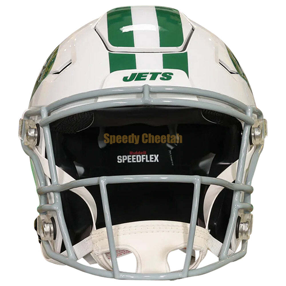 NY Jets White Alternate Riddell SpeedFlex Authentic Football