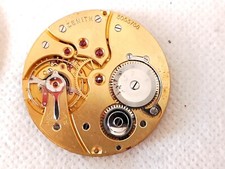 Movimento zenith chronometer da tasca manuale mm. 38 argento e quadrante