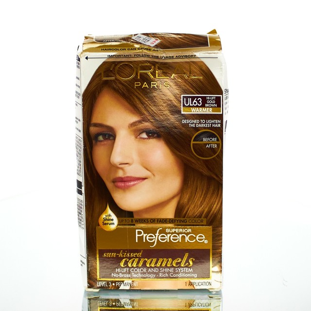 L'oreal Paris Superior Preference Hair Color Ul63 Carmel Hi Lift Gold