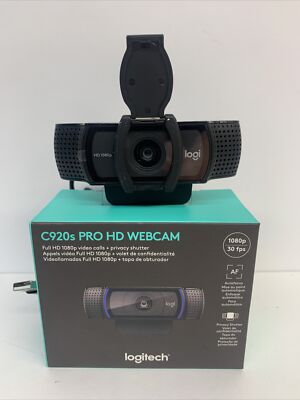 Logitech 960-001251 C920s Pro HD 1080p Webcam with Privacy Shutter