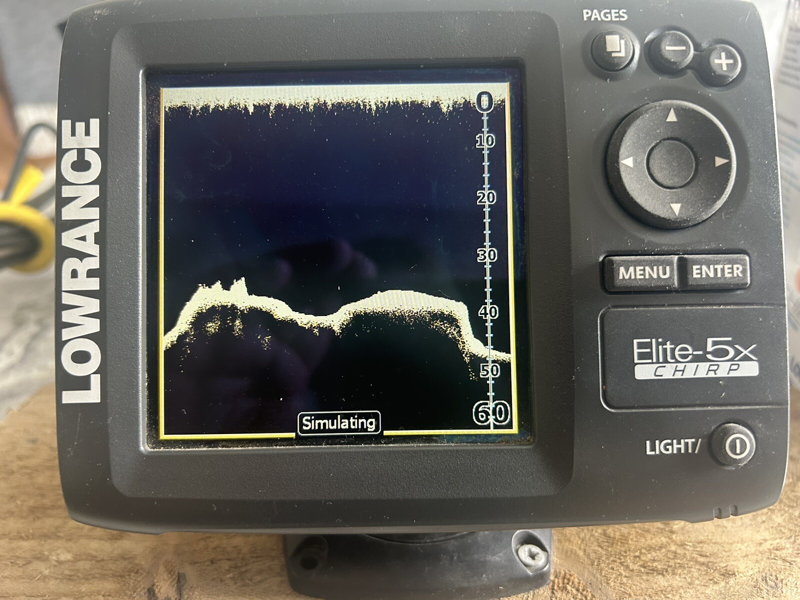 Lowrance Fishfinder Elite 5 Chirp eBay