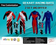 GO KART RACING SUIT CIK FIA LEVEL II WITH DIGITAL SUBLIMATION PRINT