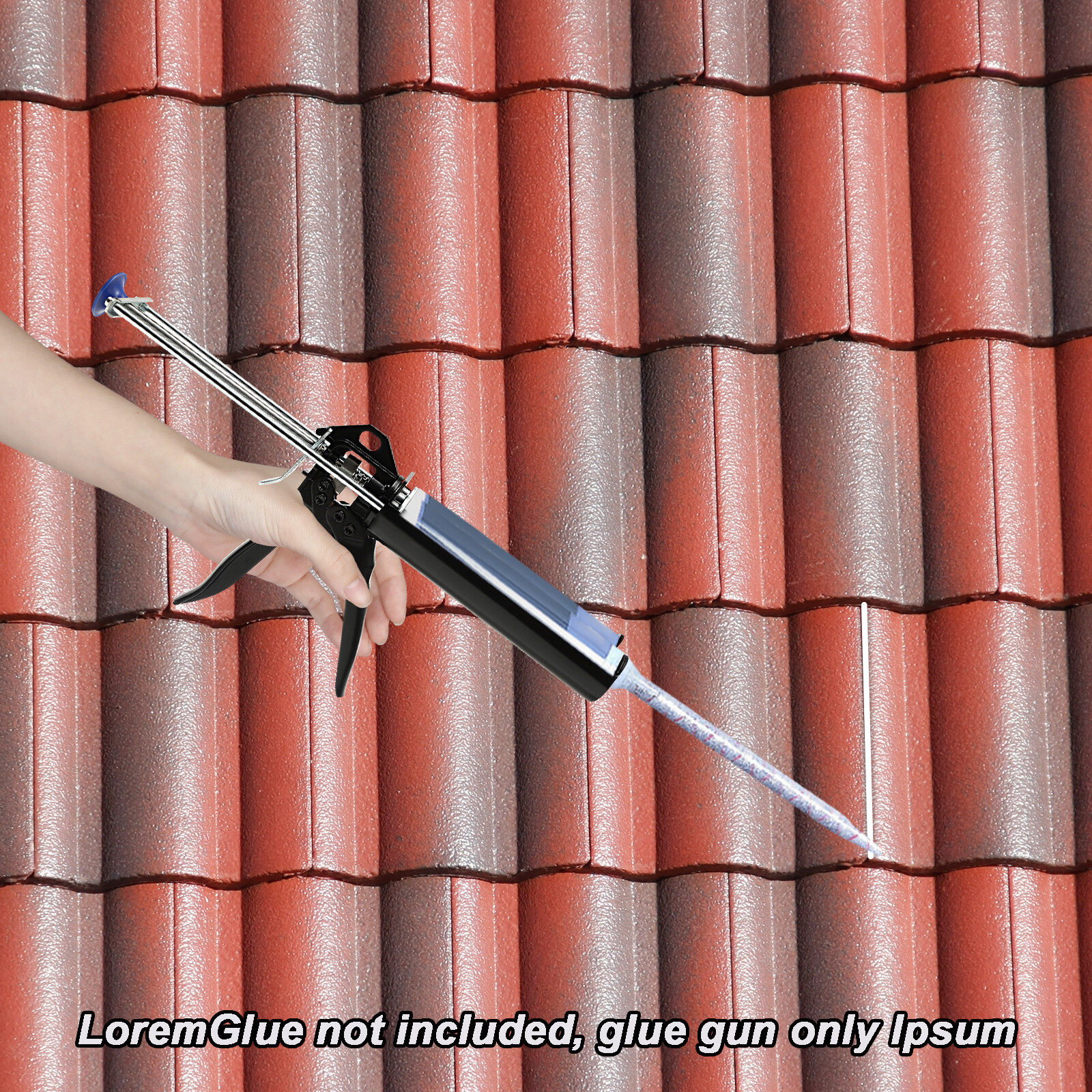 Double Caulking Gun Sealant Caulk Gun 13.67 oz Silicone for Caulking