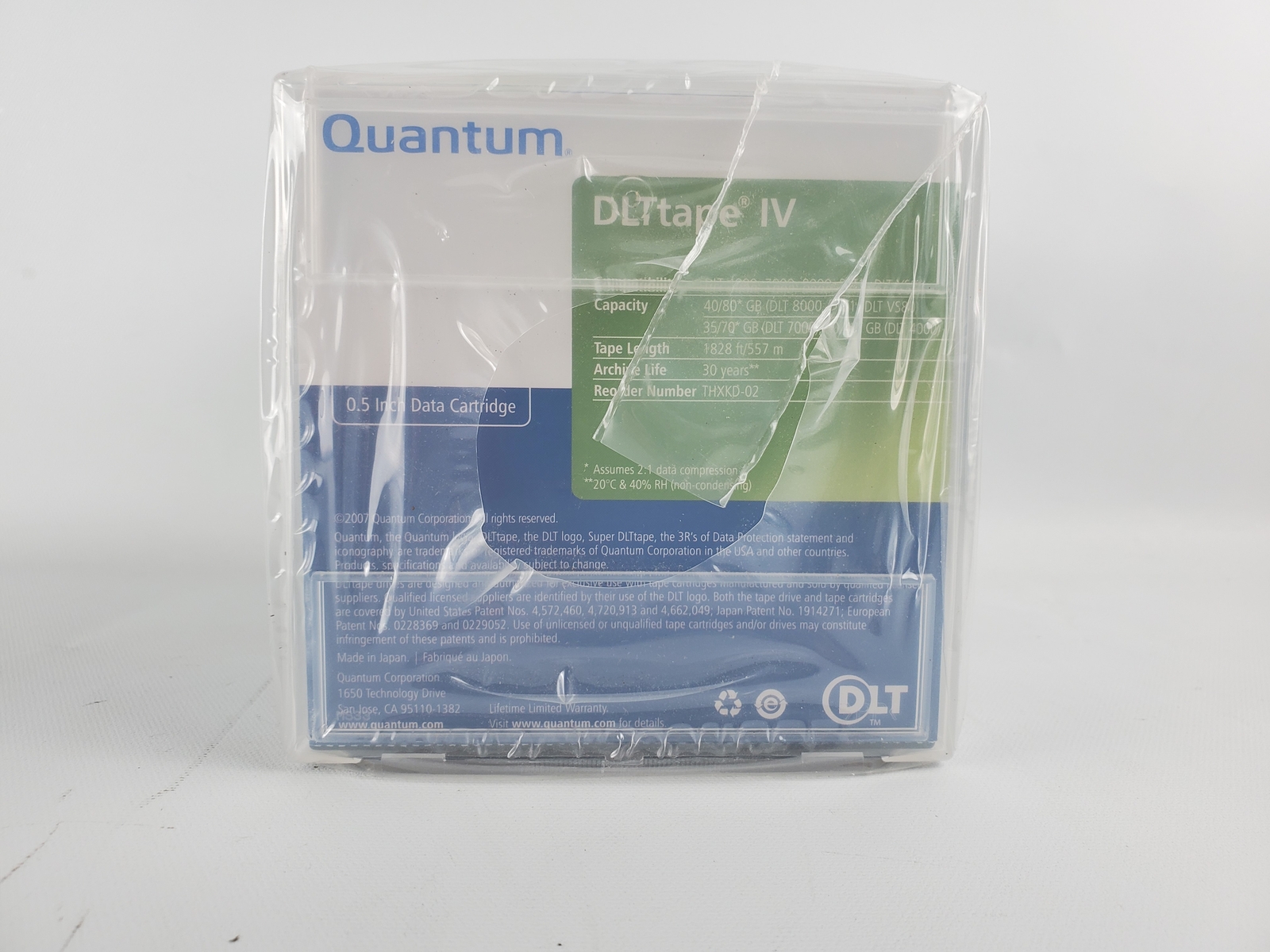 lot of 10 Quantum DLTtape IV 40/80 GB DLT Cartridge Tape THXKD-02 Free Ship