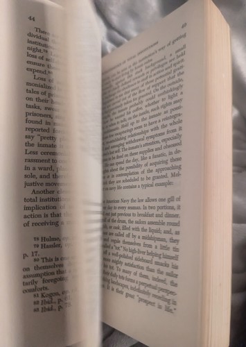 1961 ASYLUMS by Erving Goffman VG 4.0 Doubleday Anchor Paperback - Imagen 6 de 10