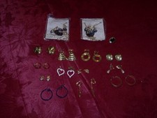 Lot of Clip-on Earrings and Necklaces