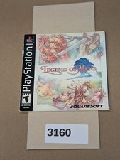 Legend of Mana - PS1- Manual Only  NO GAME  Damaged 
