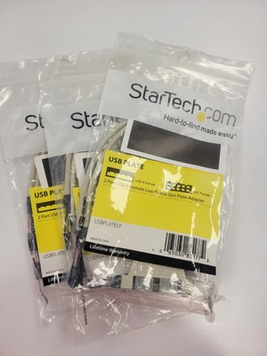 StarTech 2 Port USB LP Slot Plate Adapter
