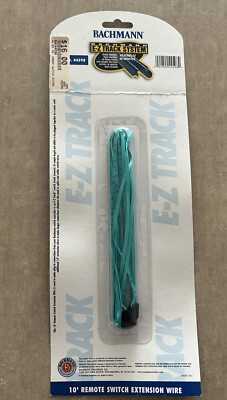 BACHMANN HO E-Z TRACK 10' GREEN REMOTE SWITCH EXTENSION WIRE connection BAC44598