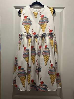 NWT LOLA & THE BOYS Girls 12 Yrs Sleeveless Ice Cream Dream Ruffled Dress |  eBay