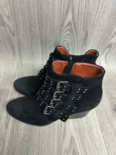 Women?s Bertie London Paramont Black Suede Ankle Boots UK Size 5 Brand New
