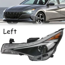 Left Headlight w/LED DRL Driver Side For 2021-2023 Hyundai Elantra Sedan 4DR