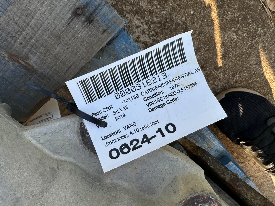 Silverado Sierra 2500 2017-2019 6,0 L eje delantero diferencial relación 4,10 Foto 4 de 4