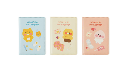 Kakao Friends What's in My Luggage Passport Case Ryan Choonsik