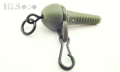 Girino in gomma perline Running rig stop conico multi perlina HLS terminale tackle - Foto 4 di 8