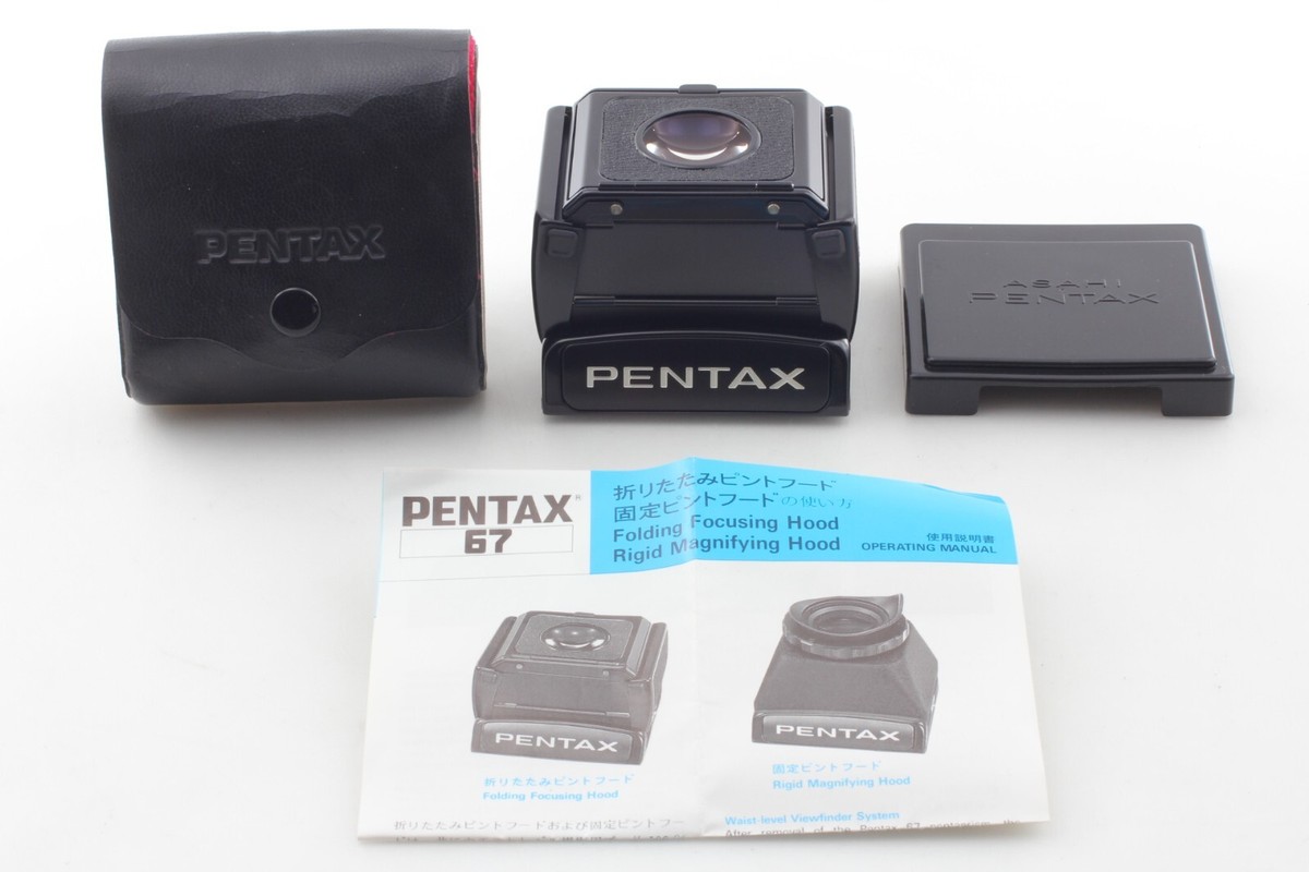 TOP MINT w/Case] Pentax 67 Waist Level Finder Late Model For 67