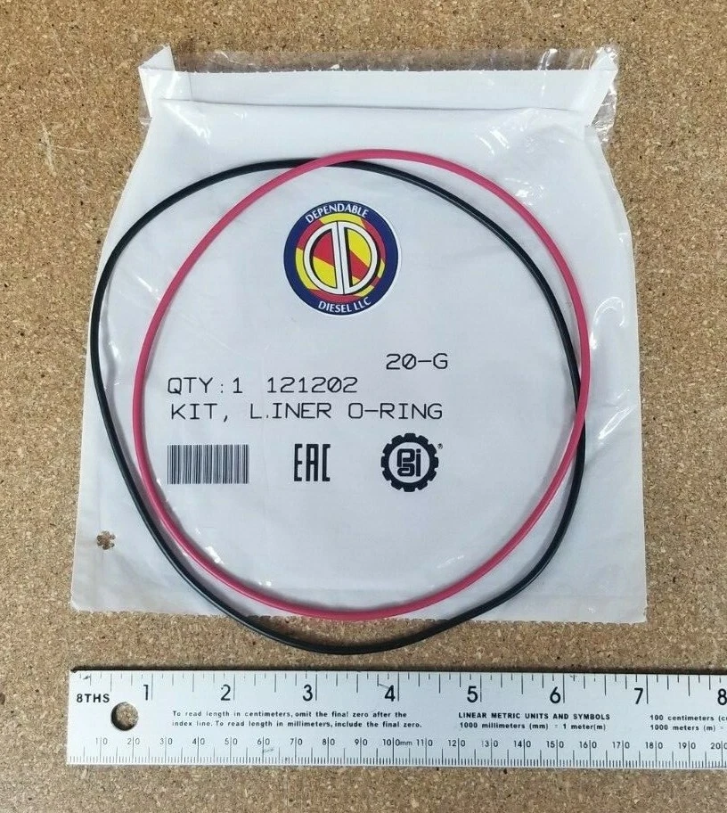 Piston Liner Seal Kit for Cummins ISX. Qty. 1 PAI# 121202 Ref  