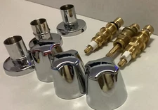 Non OEM New Style Ceramic Stems Pfister 3 Handle Tub And Shower Trim Kit.