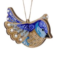 DIY Decoration embroidery kit with beads on Wood base for Home Decor  Gifting