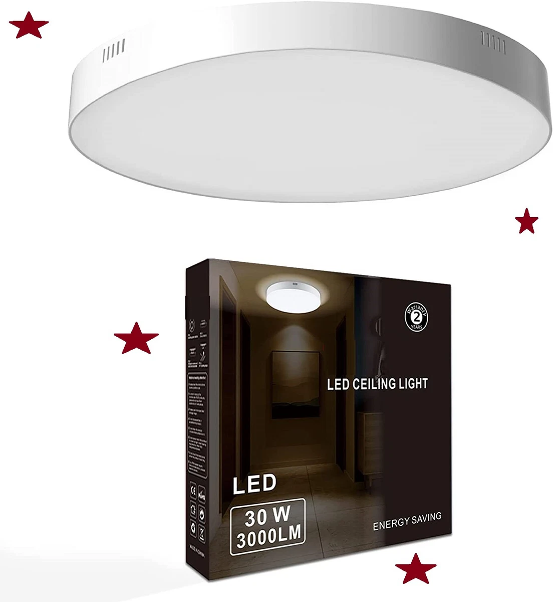 3000 lumen led ceiling light deals