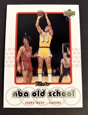JERRY WEST 1999-00 Upper Deck Retro NBA Old School Basketball #S9 LA Lakers HOF