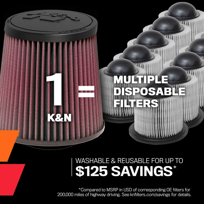 Filtro de ar de substituição K&N E-1009 para 2002-2009 Chevy/GMC/Saab/Buick/Oldsmobile - Imagem 2 de 4