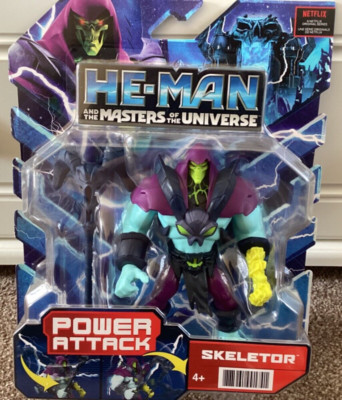 Netflix He Man Masters of the Universe Power Attack Skeletor 6'' Action Figure